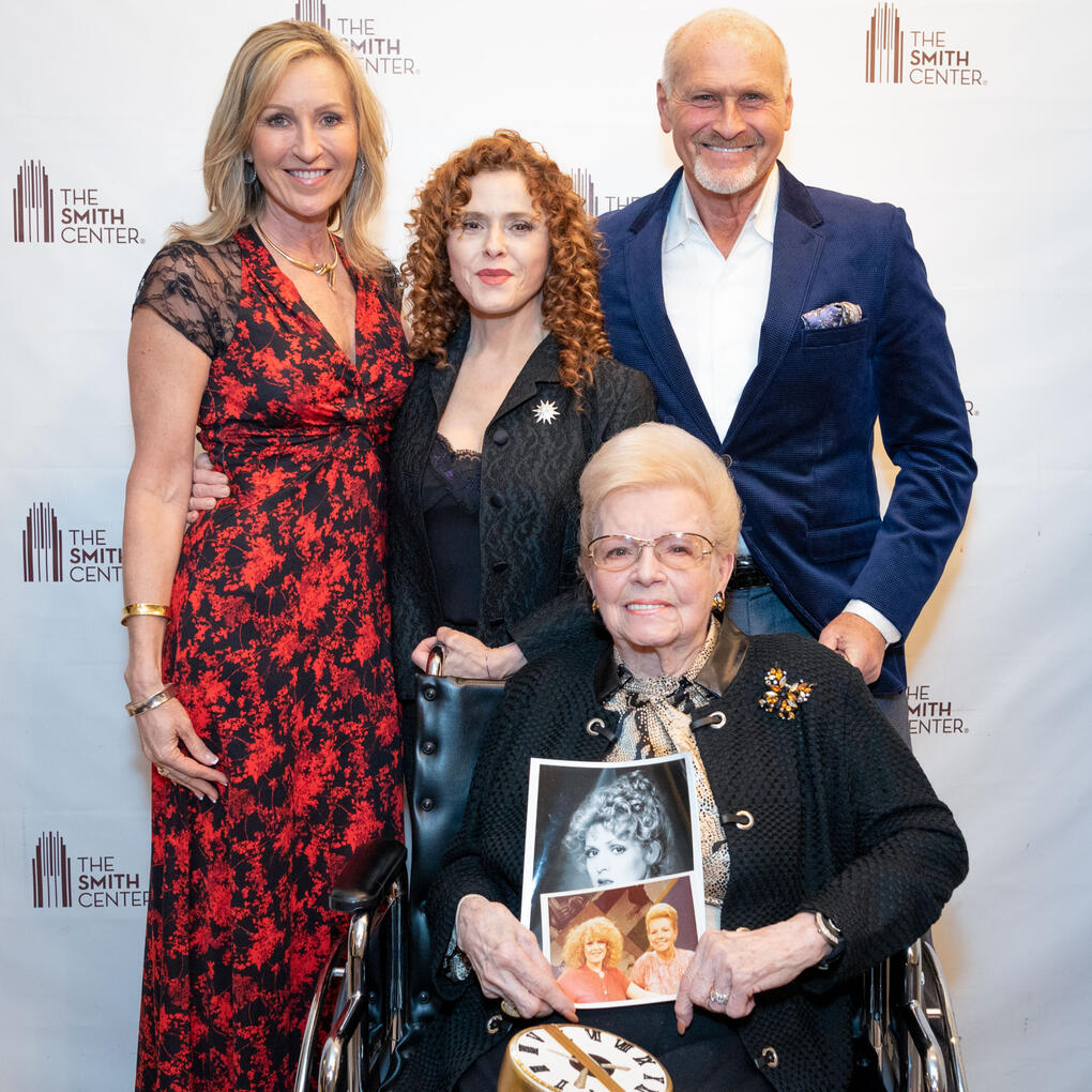 Bernadette Peters with fans at The Smith Center Bernadette Peters Smith Center for the Performing Arts