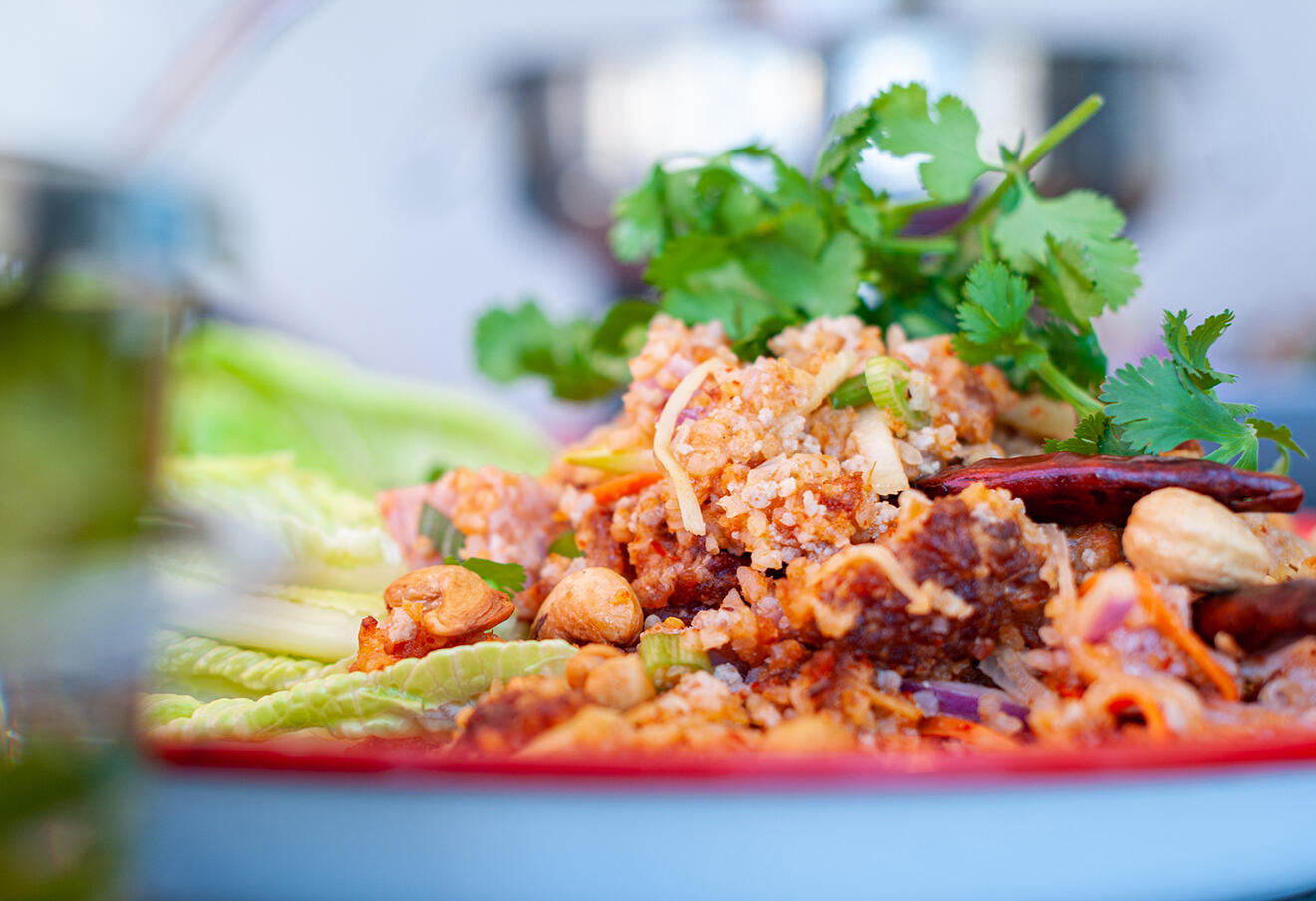 Weera Thai food photography 1 Tampa commercial food photography for Weera Thai restaurant showing professional menu product shot by Sidney Oster Photography